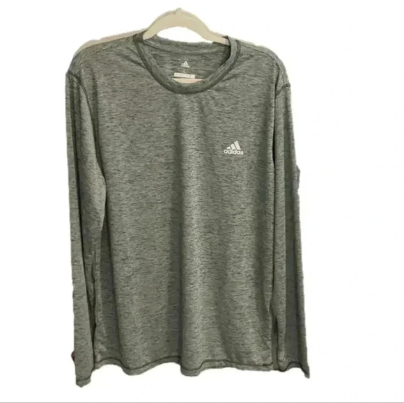 Adidas Men's Long Sleeve color green oxide - Picture 1 of 4